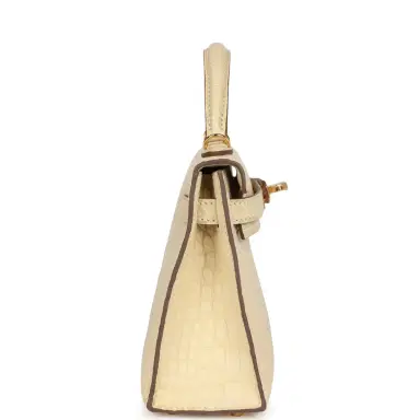 HERMÈS Hermes Kelly Sellier 20 Vanille Matte Alligator Gold Hardware | Thumbnail 3 HERMÈS Hermes Kelly Sellier 20 Vanille Matte Alligator Gold Hardware | Thumbnail 3