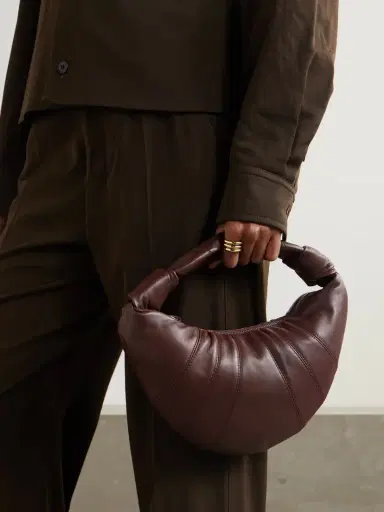 Lemaire Mini Fortune Croissant Paneled Leather Shoulder Bag | Thumbnail 2 Lemaire Mini Fortune Croissant Paneled Leather Shoulder Bag | Thumbnail 2