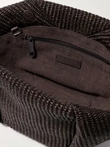 Brunello Cucinelli Pleated Raffia Clutch | Thumbnail 5 Brunello Cucinelli Pleated Raffia Clutch | Thumbnail 5