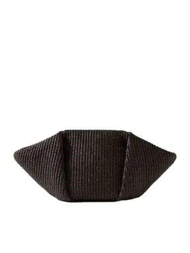 Brunello Cucinelli Pleated Raffia Clutch | Thumbnail 1 Brunello Cucinelli Pleated Raffia Clutch | Thumbnail 1