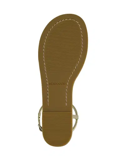 Bernardo Women's Hercu T-Strap Thong Sandals - Champagne - Size 11 | Thumbnail 4 Bernardo Women's Hercu T-Strap Thong Sandals - Champagne - Size 11 | Thumbnail 4