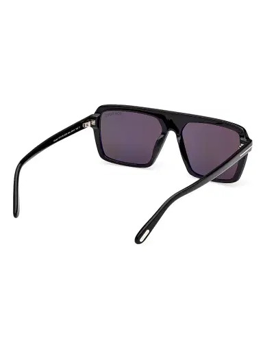 Tom Ford Men's Vincent 56MM Pilot Sunglasses - Black Black | Thumbnail 6 Tom Ford Men's Vincent 56MM Pilot Sunglasses - Black Black | Thumbnail 6