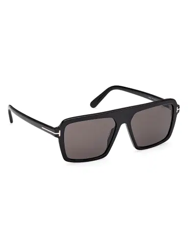 Tom Ford Men's Vincent 56MM Pilot Sunglasses - Black Black | Thumbnail 8 Tom Ford Men's Vincent 56MM Pilot Sunglasses - Black Black | Thumbnail 8