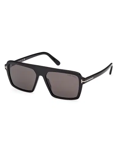 Tom Ford Men's Vincent 56MM Pilot Sunglasses - Black Black | Thumbnail 1 Tom Ford Men's Vincent 56MM Pilot Sunglasses - Black Black | Thumbnail 1