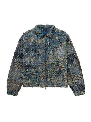 KAPITAL Boro Distressed Patchwork Denim Jacket - Men | Thumbnail 1
