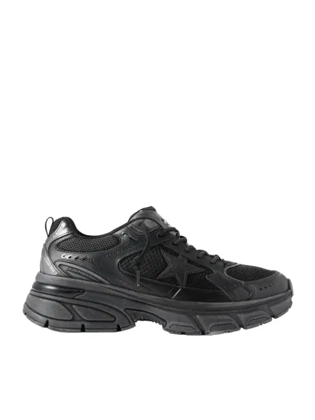 Lightstar Rubber-Trimmed Leather and Mesh Sneakers - Men