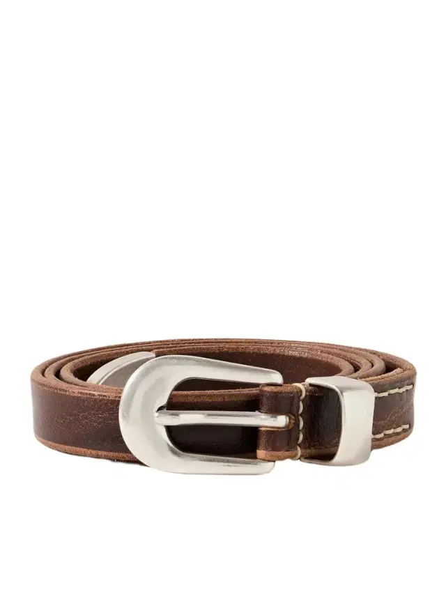 Our Legacy 2cm Full-Grain Leather Belt - Men