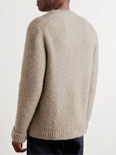 God’s True Cashmere Cloud Embellished Cashmere-Blend Bouclé Sweater - Men | Thumbnail 4