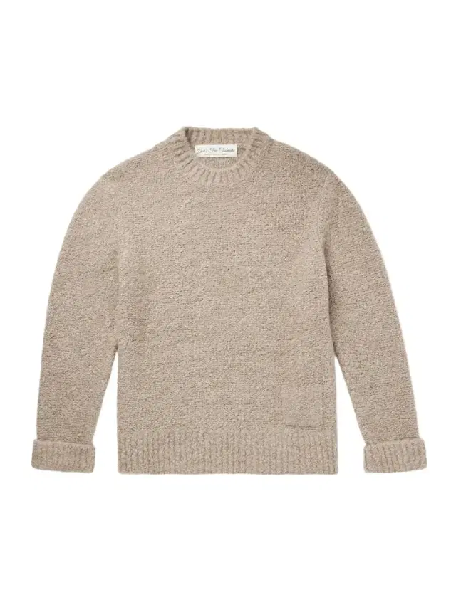 God's True Cashmere Cloud Embellished Cashmere-Blend Bouclé Sweater - Men
