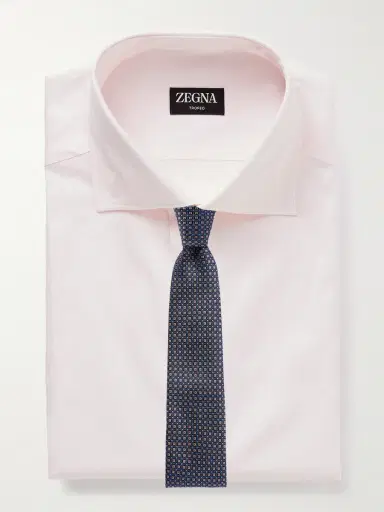 Zegna Cutaway-Collar Pinstriped Trofeo™ Comfort Shirt - Men | Thumbnail 5 Zegna Cutaway-Collar Pinstriped Trofeo™ Comfort Shirt - Men | Thumbnail 5