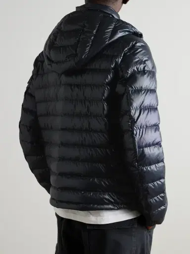 Moncler Lauros Quilted Shell Hooded Down Jacket - Men | Thumbnail 3 Moncler Lauros Quilted Shell Hooded Down Jacket - Men | Thumbnail 3