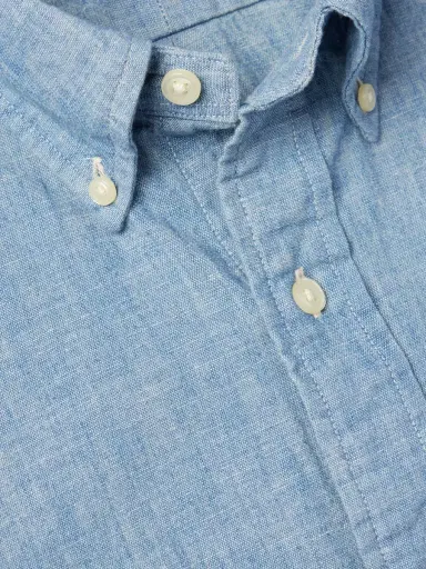 Polo Ralph Lauren Button-Down Collar Cotton-Chambray Shirt - Men | Thumbnail 5 Polo Ralph Lauren Button-Down Collar Cotton-Chambray Shirt - Men | Thumbnail 5