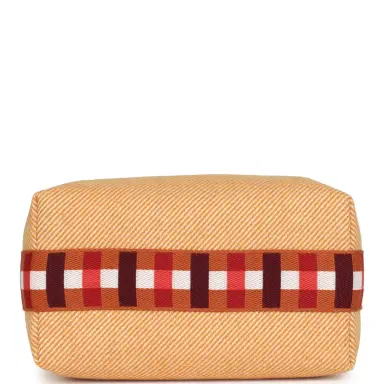 HERMÈS Hermes Bride A Brac Carre Case PM Fauve Merino Wool Palladium Hardware | Thumbnail 6 HERMÈS Hermes Bride A Brac Carre Case PM Fauve Merino Wool Palladium Hardware | Thumbnail 6