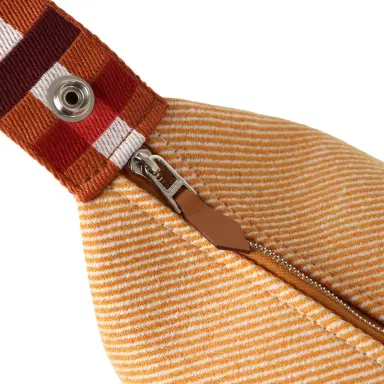 HERMÈS Hermes Bride A Brac Carre Case PM Fauve Merino Wool Palladium Hardware | Thumbnail 8 HERMÈS Hermes Bride A Brac Carre Case PM Fauve Merino Wool Palladium Hardware | Thumbnail 8