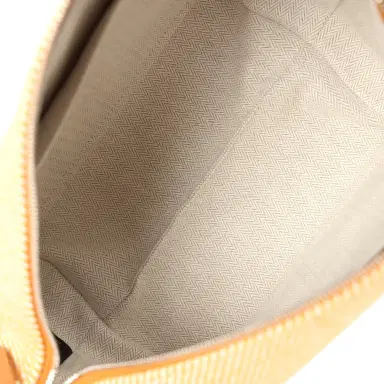 HERMÈS Hermes Bride A Brac Carre Case PM Fauve Merino Wool Palladium Hardware | Thumbnail 9 HERMÈS Hermes Bride A Brac Carre Case PM Fauve Merino Wool Palladium Hardware | Thumbnail 9