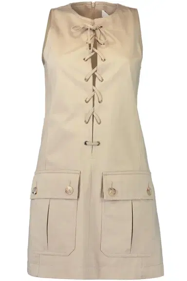 Chloé Lace-Up Pinafore Dress | Thumbnail 1