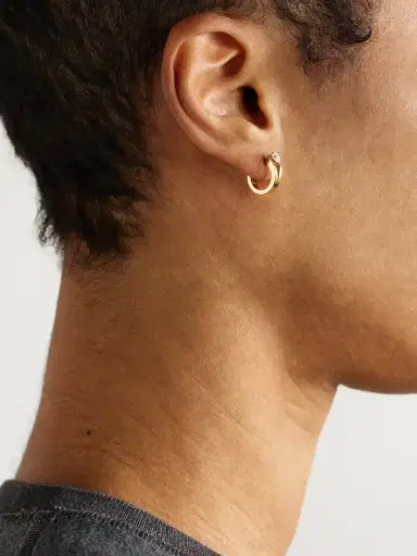 Repossi Serti Inversé 18-karat Rose Gold Diamond Single Earring | Thumbnail 2 Repossi Serti Inversé 18-karat Rose Gold Diamond Single Earring | Thumbnail 2