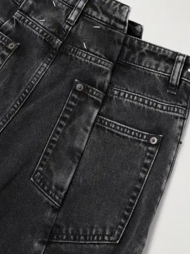 Maison Margiela Paneled High-rise Wide-leg Jeans | Thumbnail 6 Maison Margiela Paneled High-rise Wide-leg Jeans | Thumbnail 6