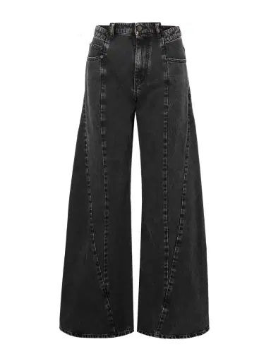 Maison Margiela Paneled High-rise Wide-leg Jeans | Thumbnail 1 Maison Margiela Paneled High-rise Wide-leg Jeans | Thumbnail 1