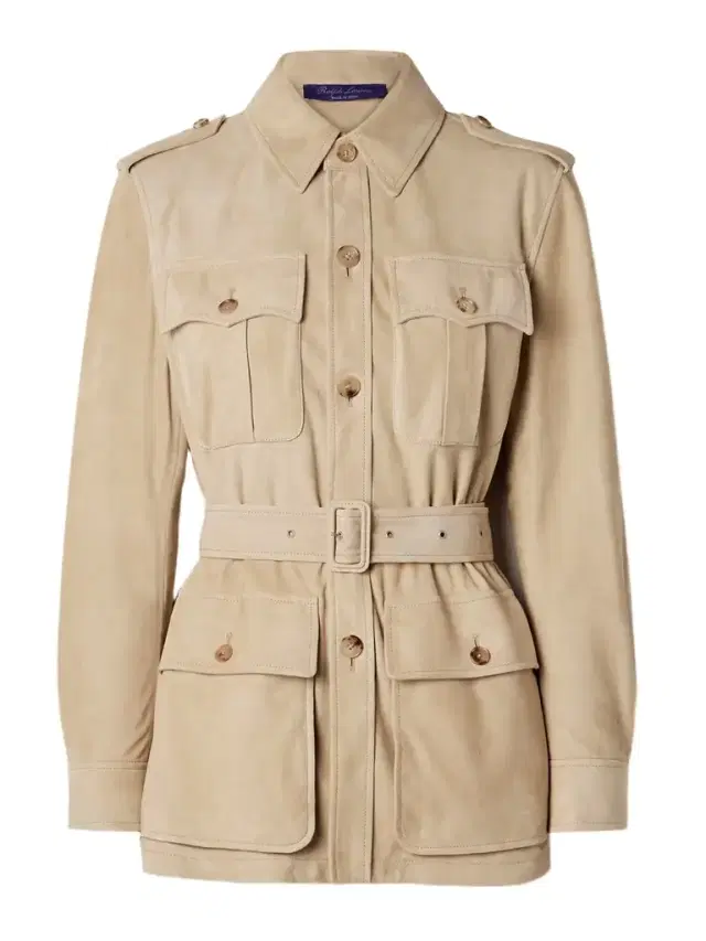 Gabbie Belted Suede Jacket