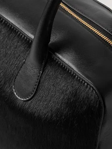 Loulou de Saison Leather And Calf Hair Tote | Thumbnail 4 Loulou de Saison Leather And Calf Hair Tote | Thumbnail 4