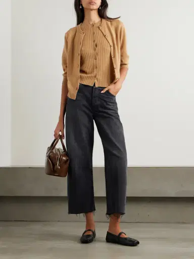 Citizens of Humanity Ayla Cropped Frayed High-rise Wide-leg Jeans | Thumbnail 2