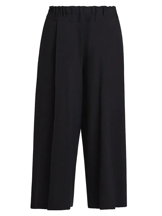 Issey Miyake Women's Campagne Wide-Leg Pants - Black