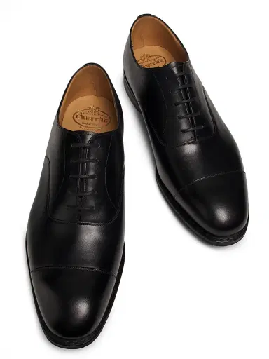 Church's Men's Consul R 2.0 5 Leather Cap-Toe Oxfords - Black | Thumbnail 4 Church's Men's Consul R 2.0 5 Leather Cap-Toe Oxfords - Black | Thumbnail 4
