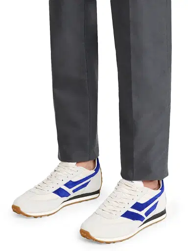 TOM FORD Men's Low-Top Lace-Up Sneakers - Electric Purple White | Thumbnail 2 TOM FORD Men's Low-Top Lace-Up Sneakers - Electric Purple White | Thumbnail 2