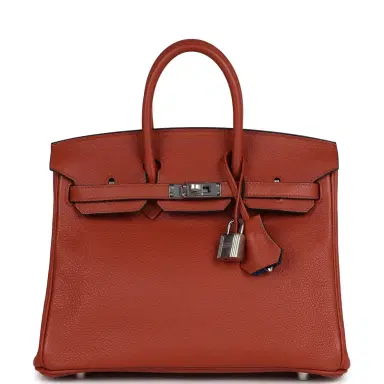 HERMÈS Hermes Birkin 25 Cuirve Verso Taurillon Novillo Palladium Hardware | Thumbnail 1 HERMÈS Hermes Birkin 25 Cuirve Verso Taurillon Novillo Palladium Hardware | Thumbnail 1