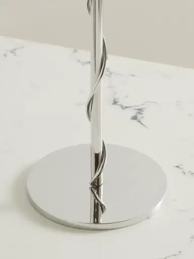 Fourth Street Spiral Silver-tone Metal Candleholder | Thumbnail 3 Fourth Street Spiral Silver-tone Metal Candleholder | Thumbnail 3