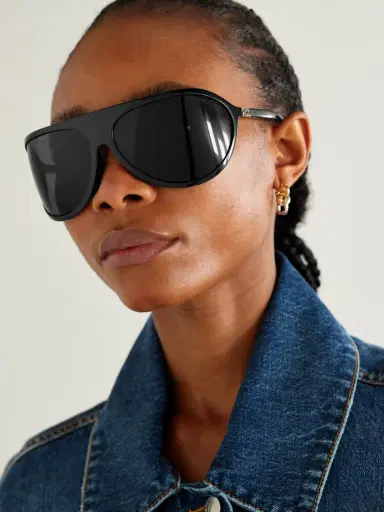 Miu Miu Eyewear Oversized D-frame Acetate Sunglasses | Thumbnail 2 Miu Miu Eyewear Oversized D-frame Acetate Sunglasses | Thumbnail 2