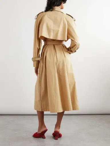 Dries Van Noten Double-breasted Cotton Trench Coat | Thumbnail 3