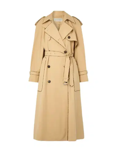 Dries Van Noten Double-breasted Cotton Trench Coat | Thumbnail 1