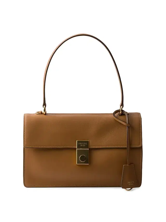Women's Soft Sound  Leather Shoulder Bag - Brown