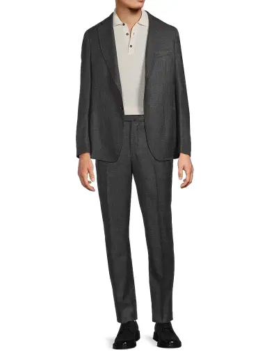 Isaia Men's Unito Soft Summer Delain Jacket | Thumbnail 2