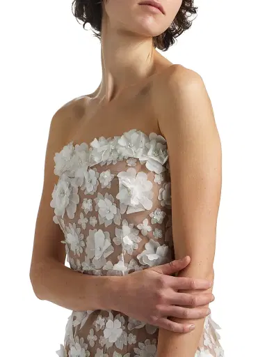 Elliatt Women's Bluebell Floral Appliqué Midi-Dress - Ivory - Size Small | Thumbnail 7 Elliatt Women's Bluebell Floral Appliqué Midi-Dress - Ivory - Size Small | Thumbnail 7