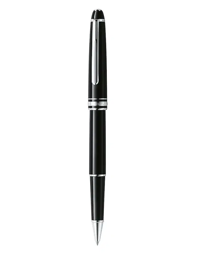 Meisterstück Platinum-Coated Classique Rollerball - Black Silver