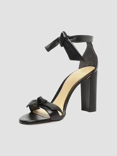Alexandre Birman Women's Clarita 90MM Leather Tie Block-Heel Sandals | Thumbnail 6