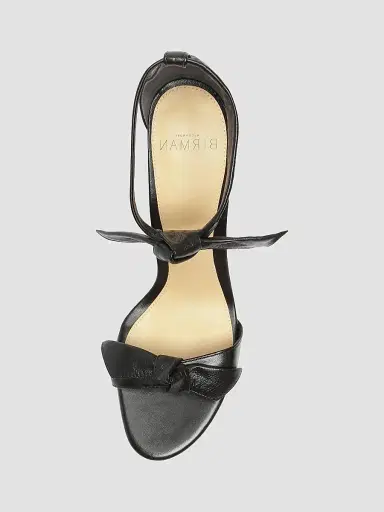 Alexandre Birman Women's Clarita 90MM Leather Tie Block-Heel Sandals | Thumbnail 8