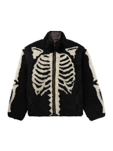 KAPITAL Bone Boa Reversible Printed Fleece and Nylon Jacket - Men | Thumbnail 1 KAPITAL Bone Boa Reversible Printed Fleece and Nylon Jacket - Men | Thumbnail 1