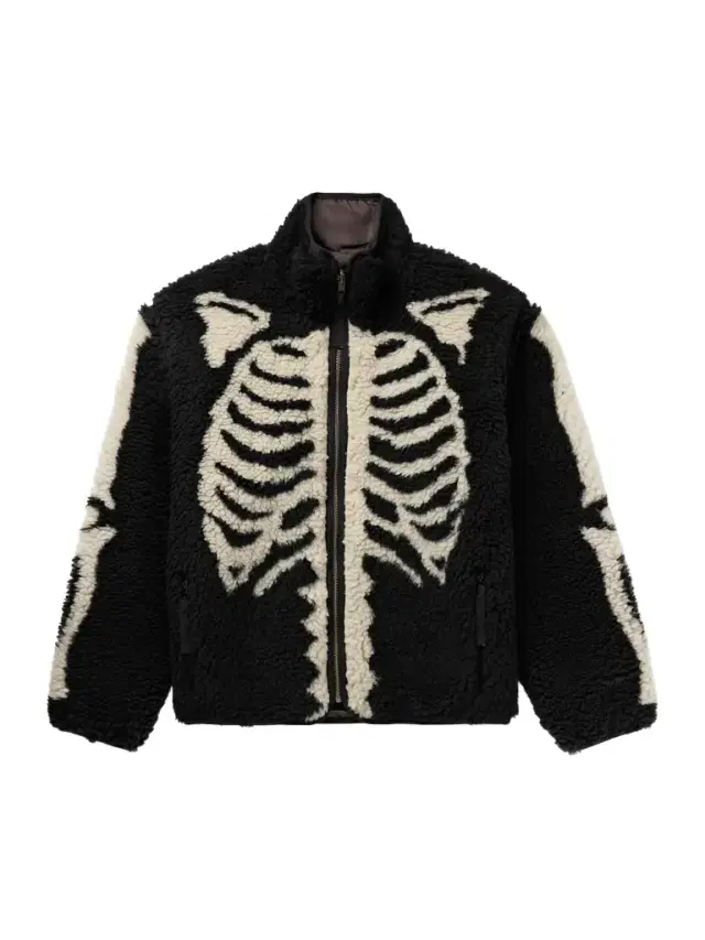 KAPITAL Bone Boa Reversible Printed Fleece and Nylon Jacket - Men