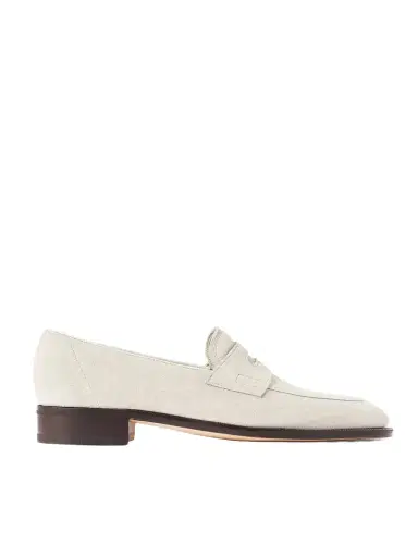 John Lobb James Suede Penny Loafers - Men | Thumbnail 1 John Lobb James Suede Penny Loafers - Men | Thumbnail 1