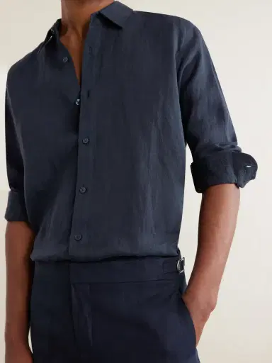 Orlebar Brown Justin Linen Shirt - Men | Thumbnail 5 Orlebar Brown Justin Linen Shirt - Men | Thumbnail 5
