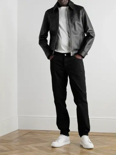Brunello Cucinelli Slim-Fit Straight-Leg Logo-Embroidered Jeans - Men | Thumbnail 2