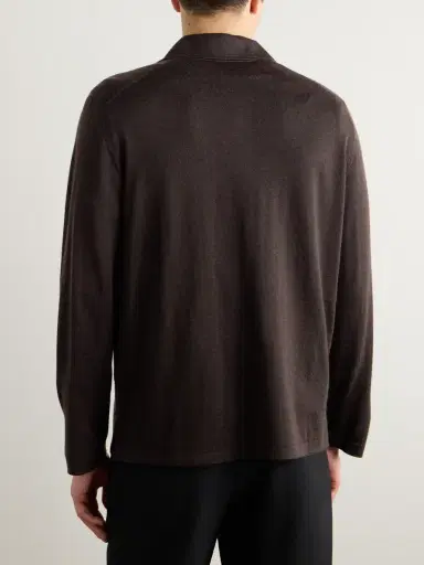 Saman Amel Carlo Cashmere and Silk-Blend Shirt - Men | Thumbnail 3