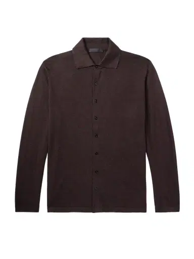 Saman Amel Carlo Cashmere and Silk-Blend Shirt - Men | Thumbnail 1