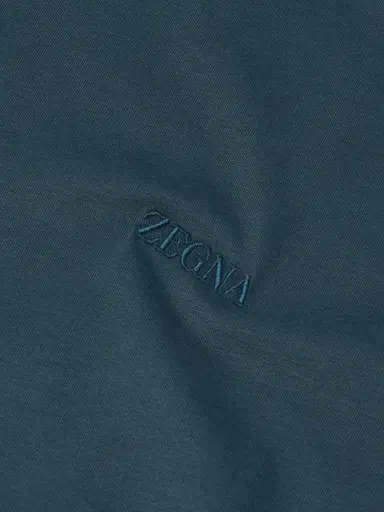 Zegna Slim-Fit Logo-Embroidered Cotton-Jersey T-Shirt - Men | Thumbnail 4 Zegna Slim-Fit Logo-Embroidered Cotton-Jersey T-Shirt - Men | Thumbnail 4