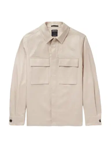 Zegna Linen-Twill Overshirt - Men | Thumbnail 1 Zegna Linen-Twill Overshirt - Men | Thumbnail 1