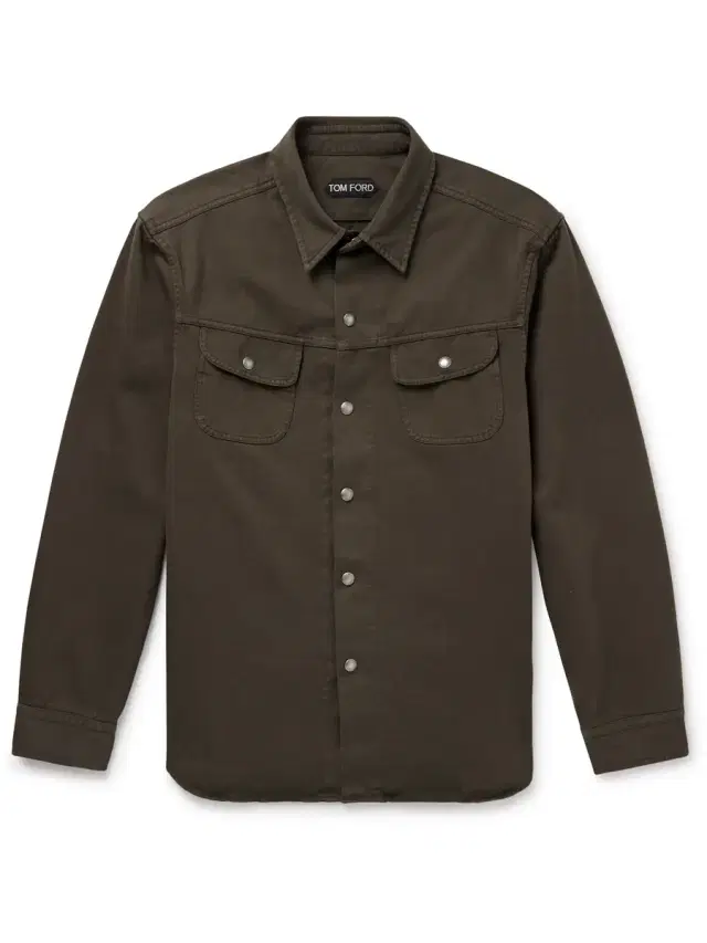 Cotton-Twill Overshirt - Men